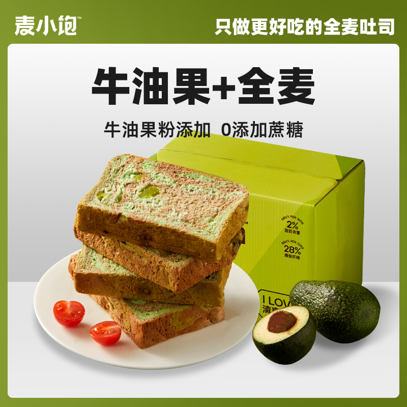 【牛油果+奇异果】全麦面包早餐