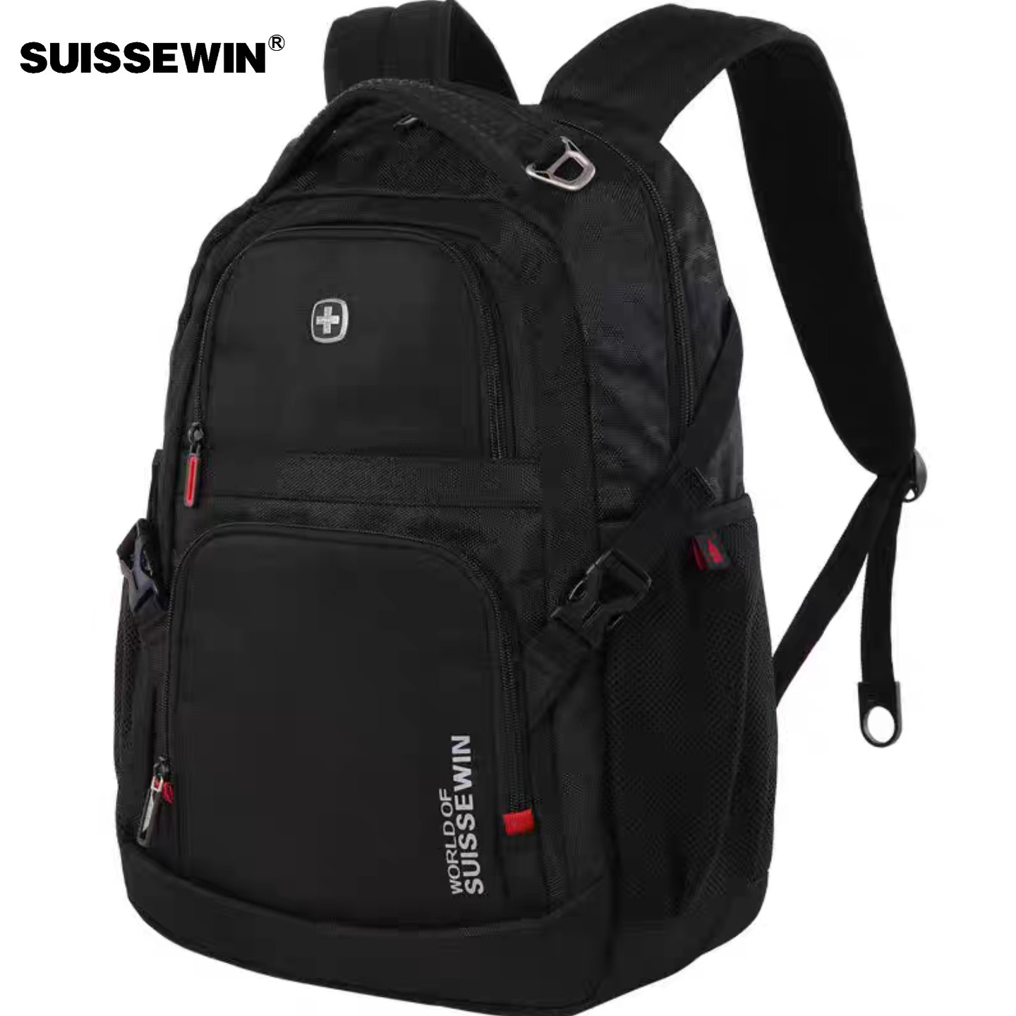 SUISSEWIN通勤大容量男电脑背包图片