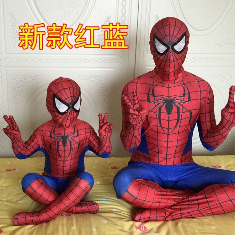 成人紧身衣亲子款蜘蛛侠动漫