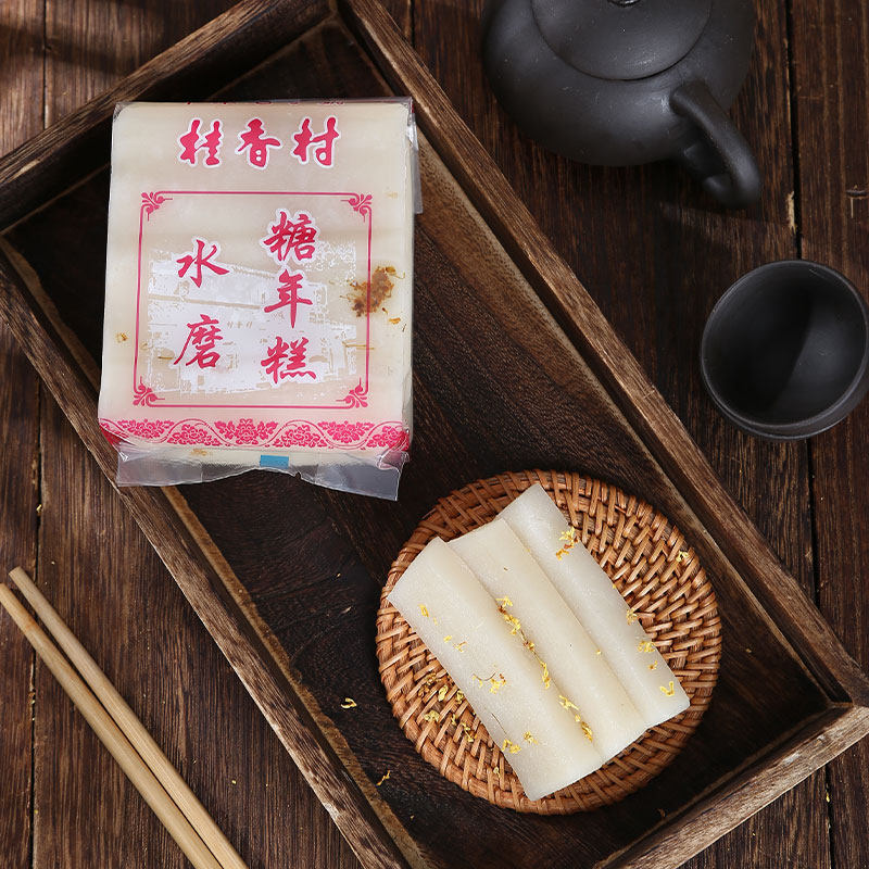 桂香村桂花白糖年糕黄糖年糕玫瑰猪油年糕薄荷猪油年糕点年货糯米