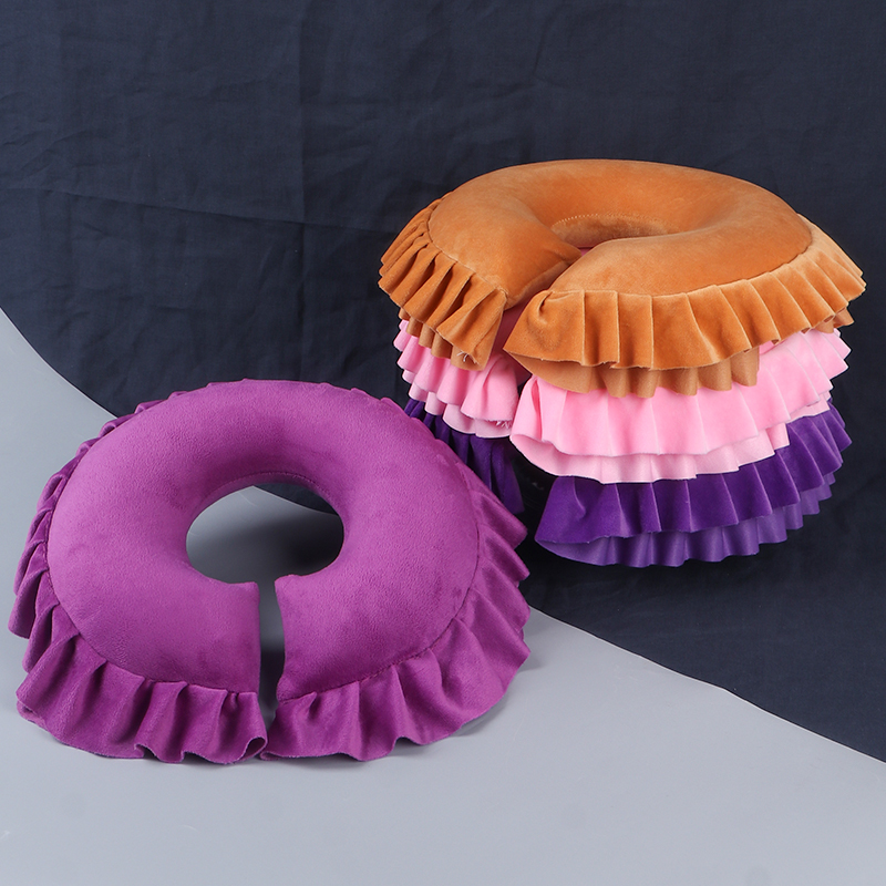 美容院u型趴枕乳胶脸洞口脚枕