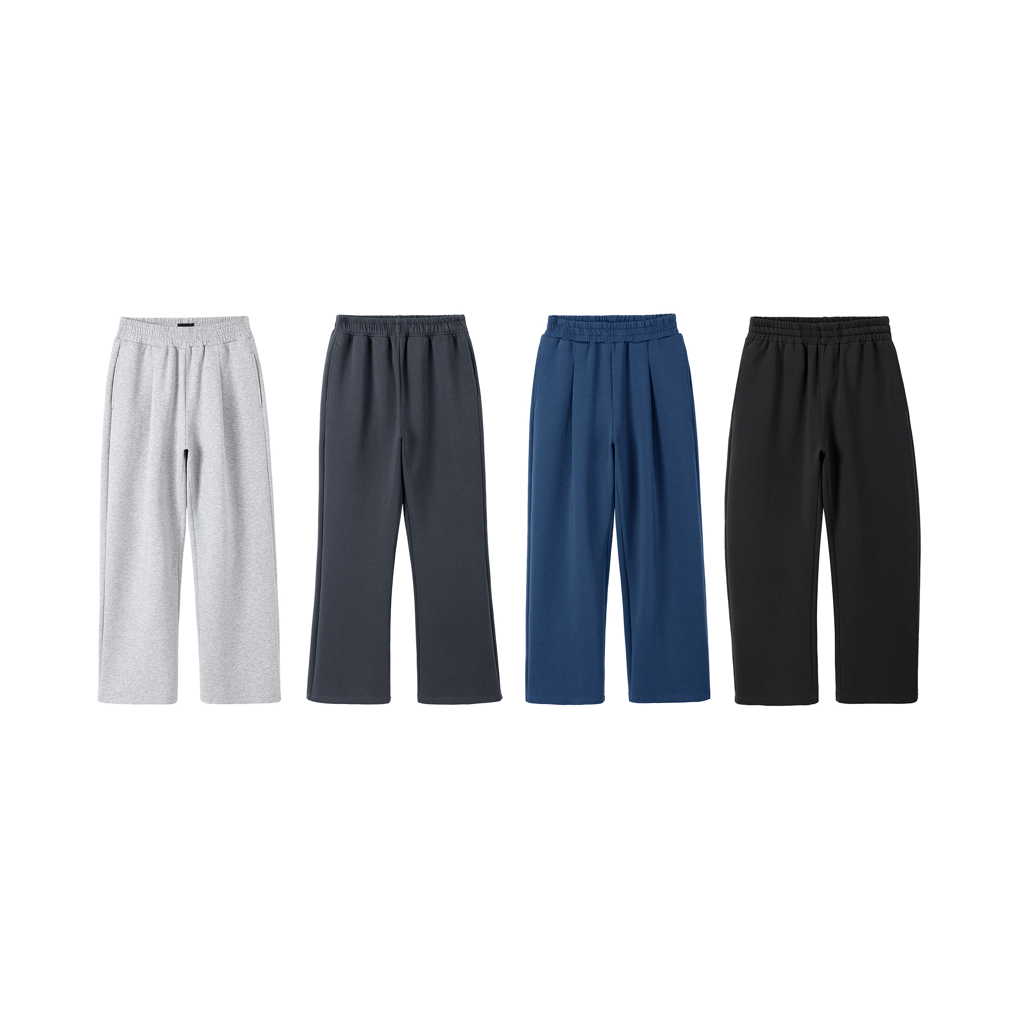 〔 PLUS NO LOGO 〕25SS 莱赛尔空气层2021m弯刀直筒宽松休闲长裤