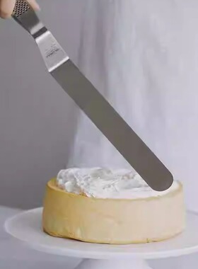 具良治不锈钢烘焙刮刀日本进口L型抹刀家用曲柄脱模刀