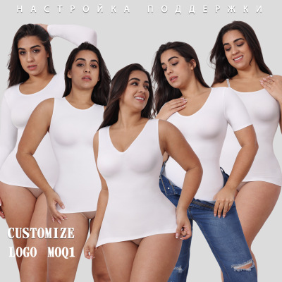 性感修身紧身衣塑身上衣