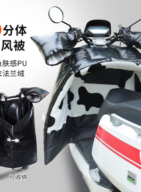 新大洲本田ns125la维多利亚150踏板摩托车pcx160挡风被裂行冬季