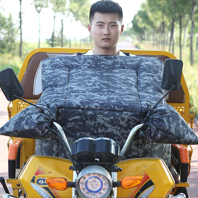 挡风被冬季加绒保暖电动三轮车