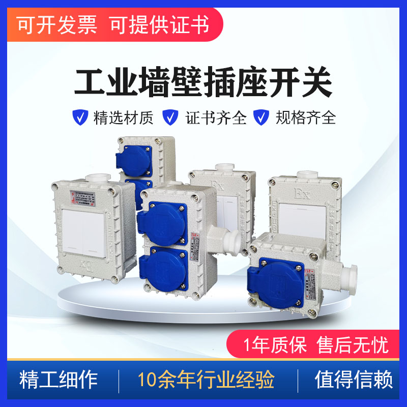防爆插座开关五孔十孔