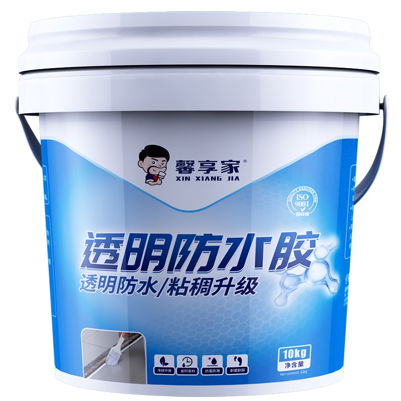 定制外墙涂料防水防晒水泥红砖阳台瓷砖缝补漏材料大桶室外专用透