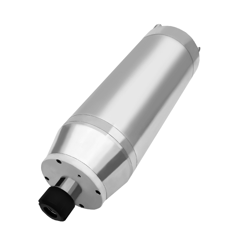 雕刻机主轴电机落星墩主轴5.5kw水冷直径125mm电机高速电主轴动力