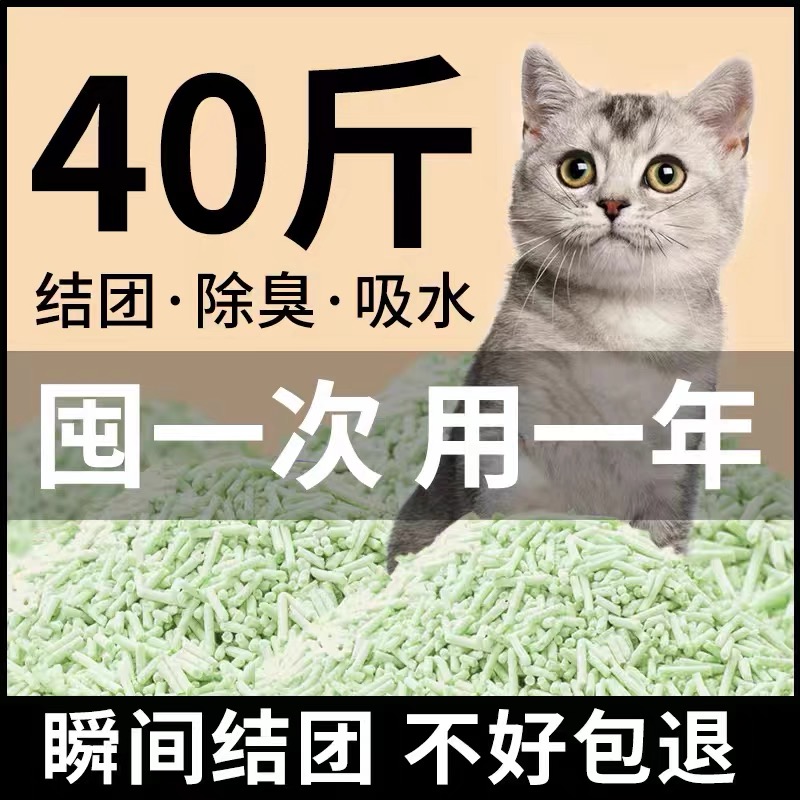 猫咪用品20斤豆腐砂憨仕接团无尘