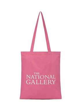 英国美术馆时尚简约休闲帆布包彩色轻便可折叠购物袋学生上课包