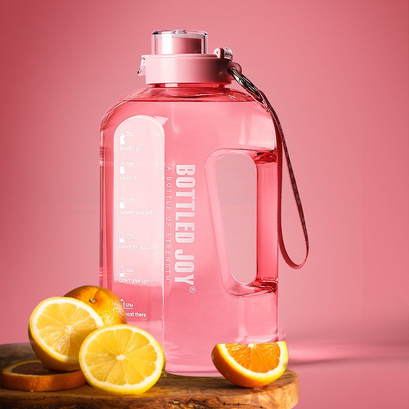 bottled joy大容量水杯运动健身大水壶水瓶太空杯男2000ml吨吨桶