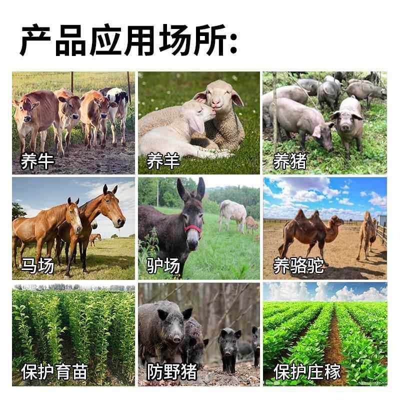 电子围栏脉冲主机系统全套养牛羊猪畜牧养殖智能高压防野猪电围栏