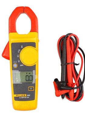 福禄克F302+万用表F317/F362电流表工业数显高精度手持数字钳形表