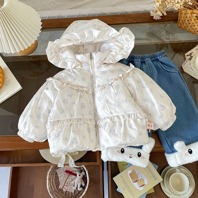 【现货】DW252317儿童羽绒服2025冬季新国标90白鸭绒女童羽绒服