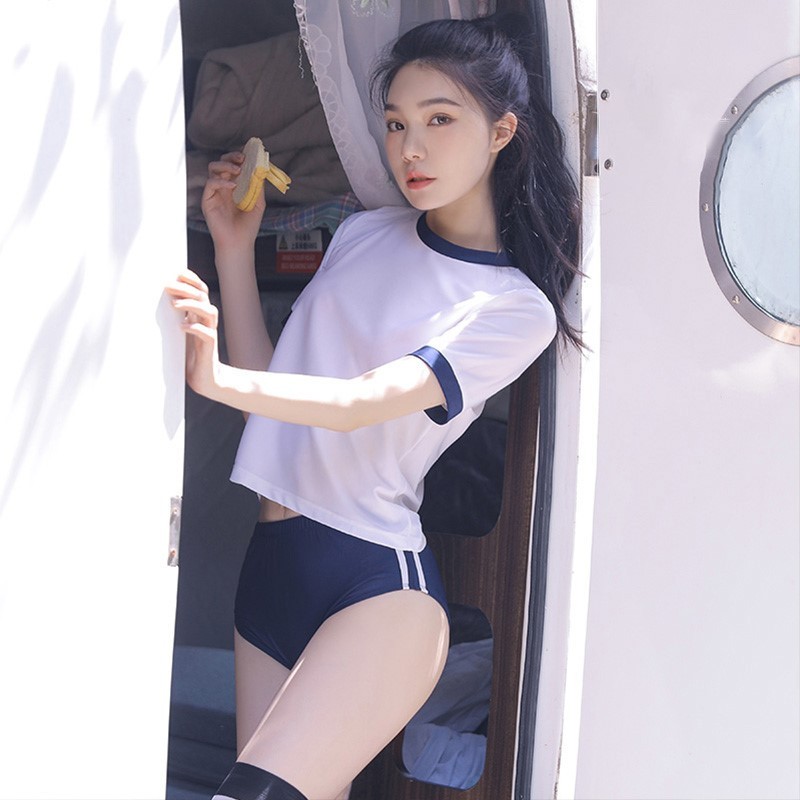 霏慕性感校园风体操衣服套装内衣激情女睡衣性趣诱惑制服6913