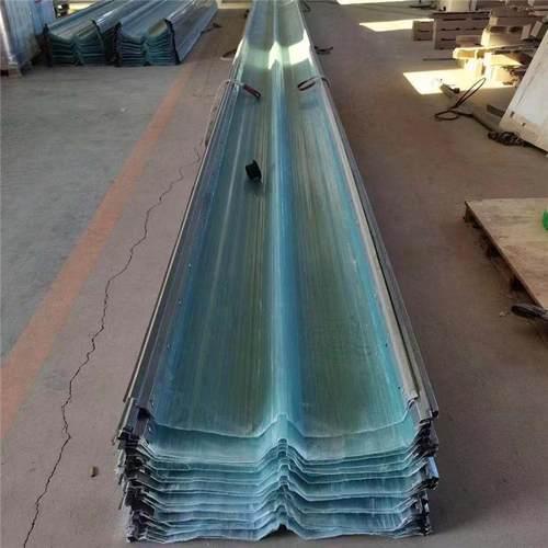生产加工玻璃钢铁边角驰瓦760型玻璃钢铁边采光瓦940型