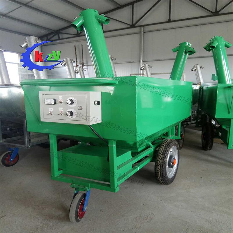 鸡鸭禽类养殖电动喂料机小型养鸡场喂食机畜牧手推笼养喂饲料机