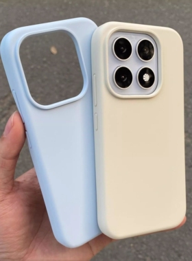 古董白适用opporeno15手机壳新款reno15pro软糯亲肤14/13pro大孔液态硅胶12/11/10保护套9/8/7防滑纯色耐脏壳