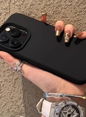 进口材料真液态硅胶适用于小米17Promax手机壳xiaomi15spro新款14ultra纯黑色13t红米k80防摔redminote15保护