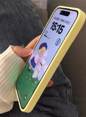 全包边真液态硅胶适用iqoo15手机壳新款iq00爱酷13/12pro奶油z11turbo浅黄色z10turbopro软糯亲肤防摔保护套