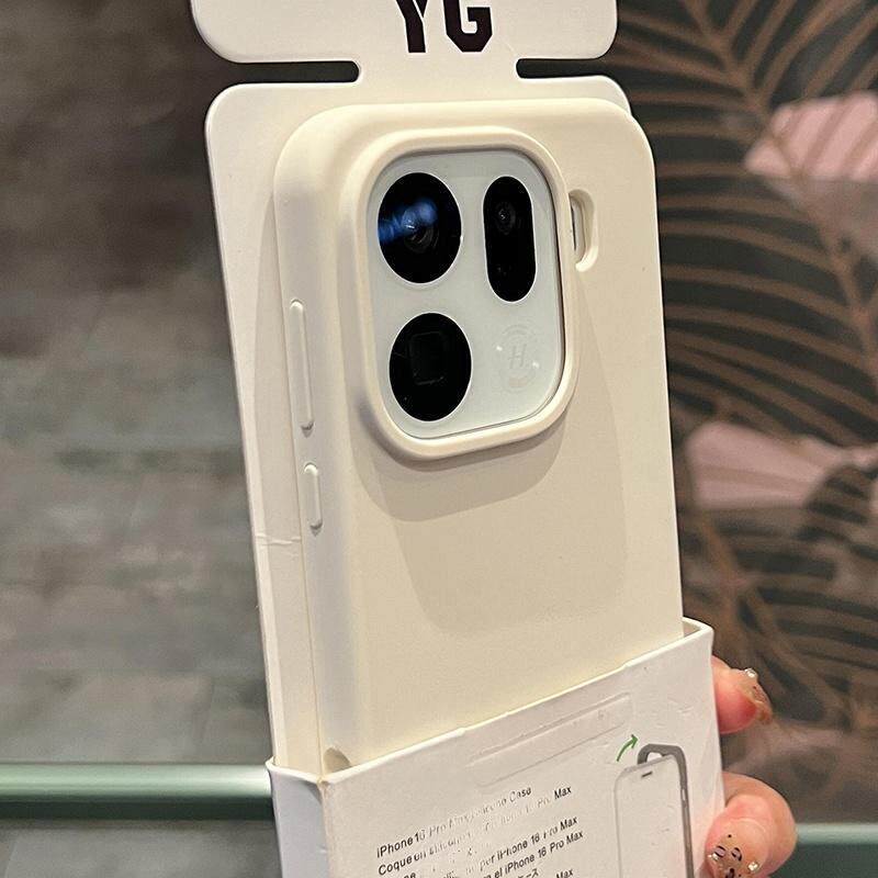 ins风古董白适用oppo手机壳新款findx9pro液态硅胶x8s+耐脏x7ultra防摔reno14软糯一加15纯色oneplusace5软壳