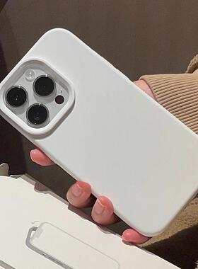 进口材料真液态硅胶适用于小米17Promax手机壳xiaomi15spro新款14ultra纯白色13t红米k80防摔redminote15保护