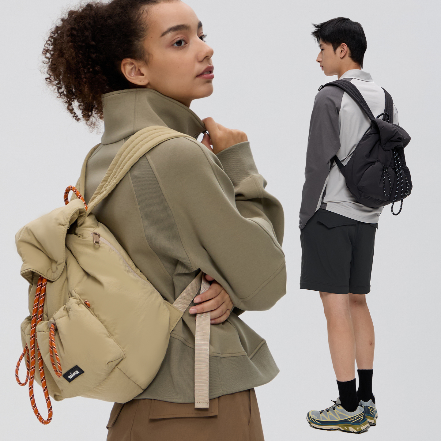 VAOPER喂牌多功能休闲双肩包