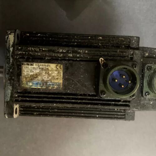 议价山广数伺服电机维修 110SJT-M0400(A) 转不动 线圈对地编码器