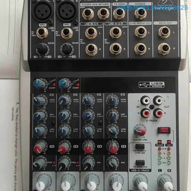 议价询价购-百灵达Q802USB声卡混音器。不带电源。
