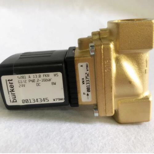 议价burkert 6510 00290352两位三通电磁阀6510 C 2.5-7bar