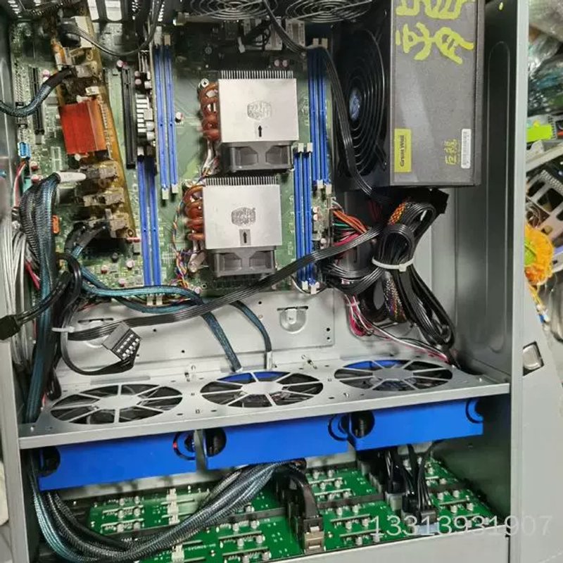 x99芯片超威主板 24盘位存储服务器 支持E5-V3 V4议价也可维修