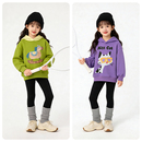 拍2件笛牧女童加绒卫衣2025新款