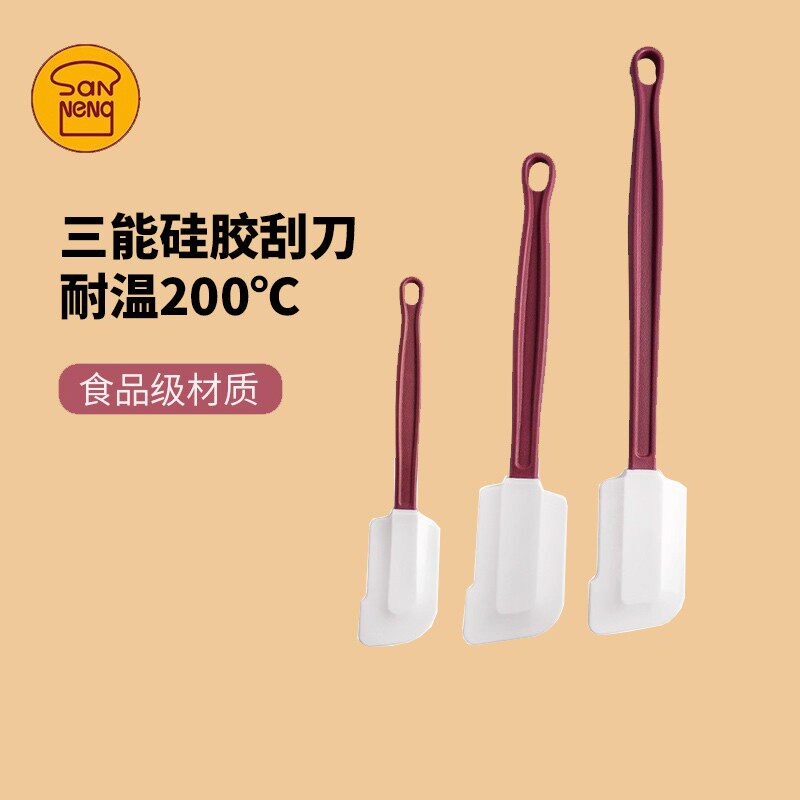三能硅胶刮刀耐高温奶油搅拌烘焙图片