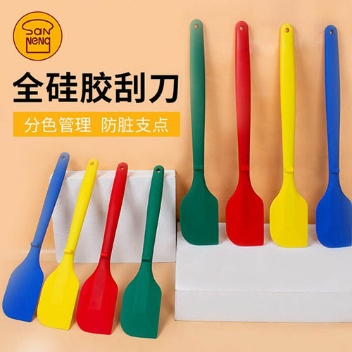 三能硅胶刮刀SN4755 SN4756 耐高温热硅胶刮刀搅面糊烘焙器具