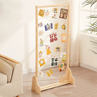 落地式照片墙幼儿园教室门口装饰摆件婚礼毕业相片美工区展示架子