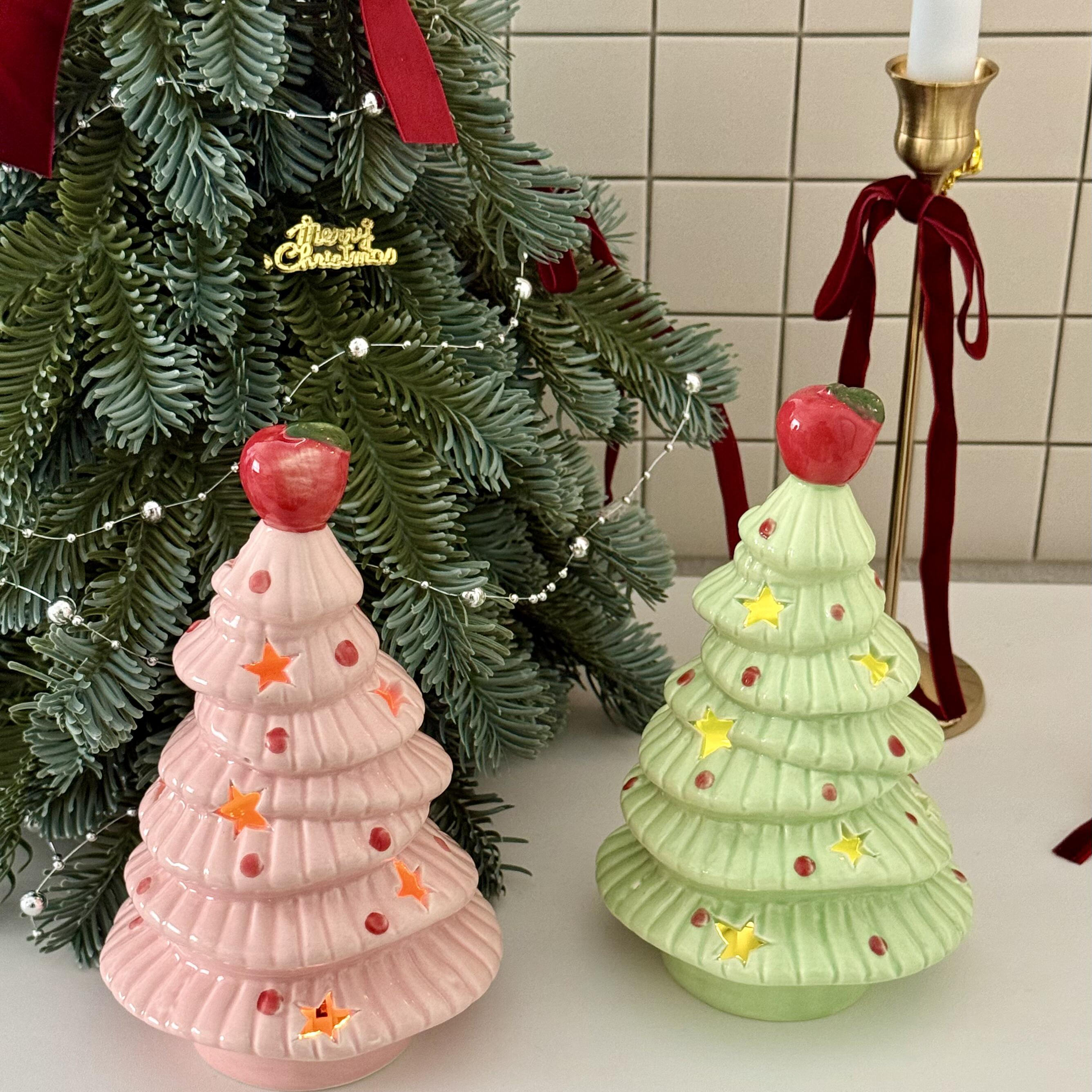 圣诞装饰宝藏单品！陶瓷圣诞夜灯