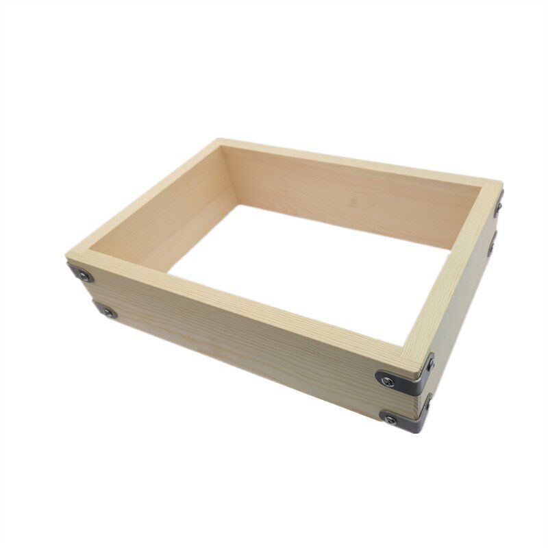 长崎蛋糕木框模具 蜂p巢蜂蜜蛋糕长方形木框模具大小号 烘焙用品