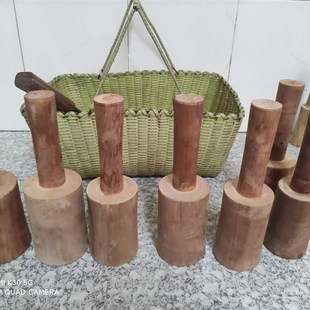 厨房用木锤砍骨头破鸡敲肉锤砍鸭A敲鱼捣辣椒敲刀背锤硬木一体擂