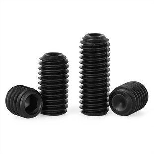 12.9级b英制内六角螺丝美制紧定无头螺钉机米顶丝2#-10# 3/16 1/4