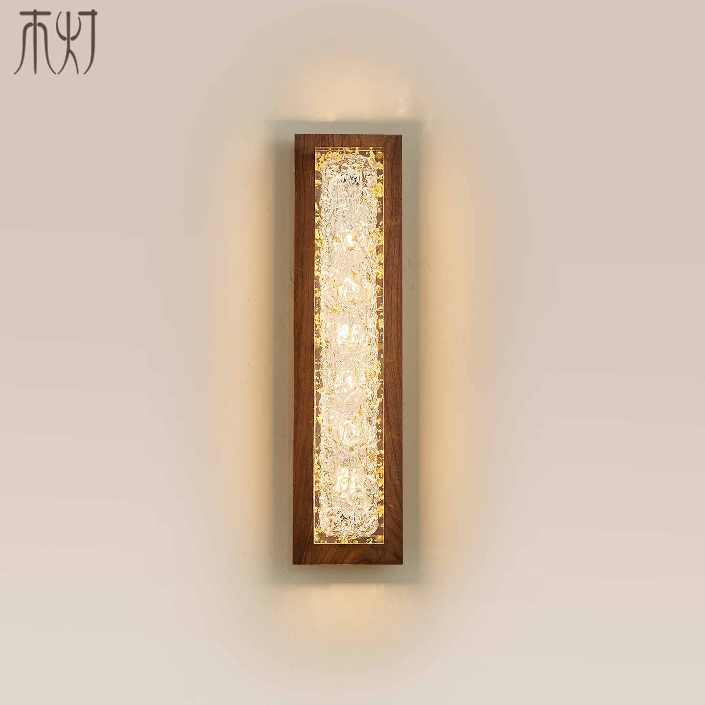 新中式复古背景墙床头壁灯