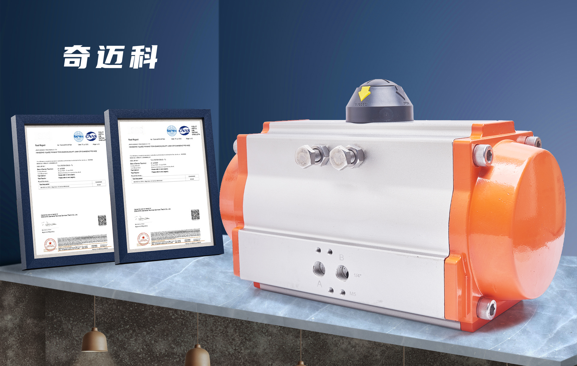 气动执行器单作用气动蝶阀执行器GT气动头气动球阀风阀AT气动阀门