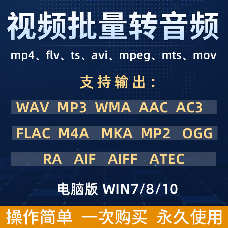电脑版批量视频转音频软件一键提取mp3 声音转换格式工具mp4 c283怎么样,好用不?