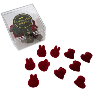 女童发夹可爱植绒迷你小抓夹爱心碎发刘海夹侧边发卡小女孩头饰品