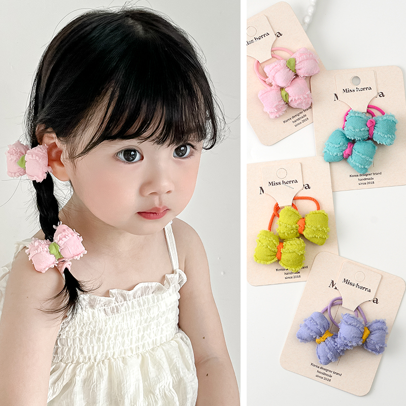 葩葩拉尔韩版女不伤发发圈头绳