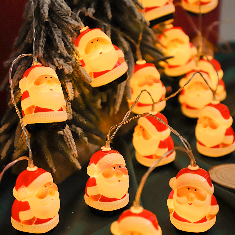 圣诞老人彩灯闪灯串灯