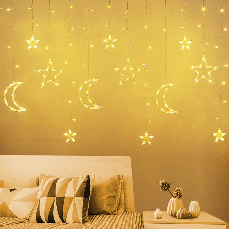 led彩灯串灯满天星星灯闪灯房间卧室布置网红少女心挂灯装饰灯光