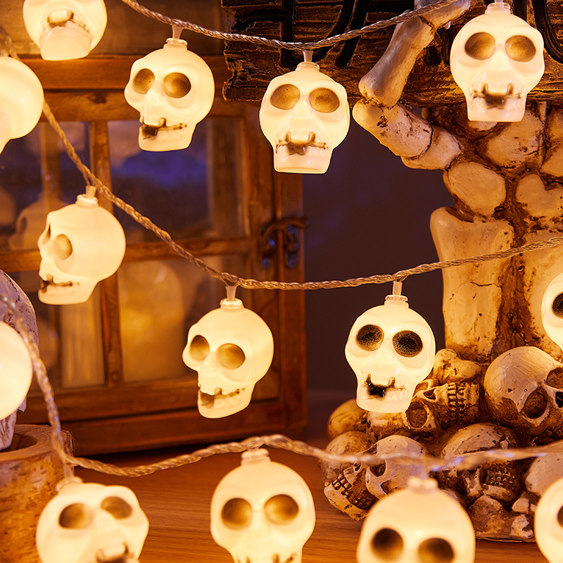 halloween万圣节恐怖骷髅头南瓜
