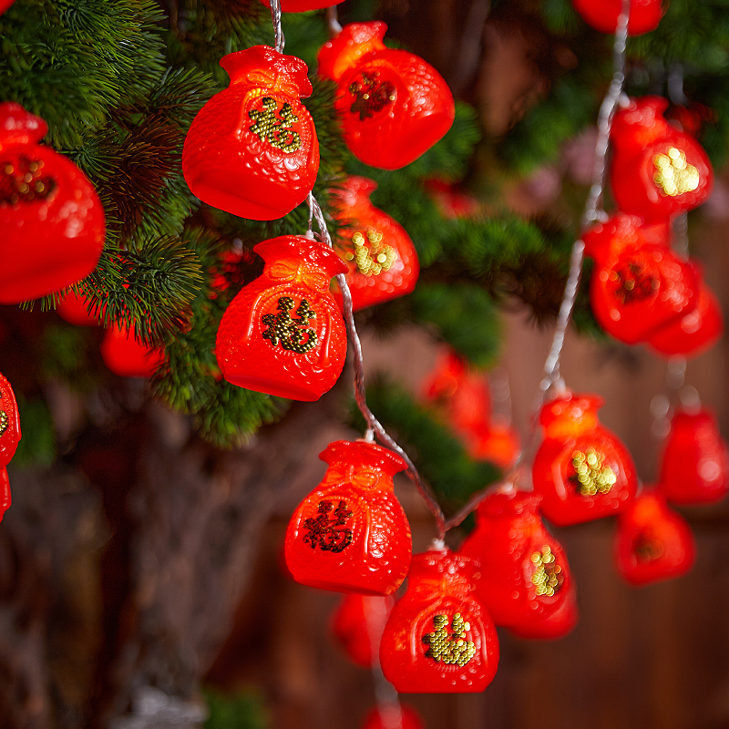 新年家用福字彩灯闪灯串灯