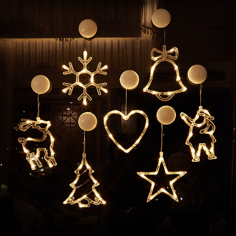 圣诞节装饰节日装扮店铺橱窗挂饰